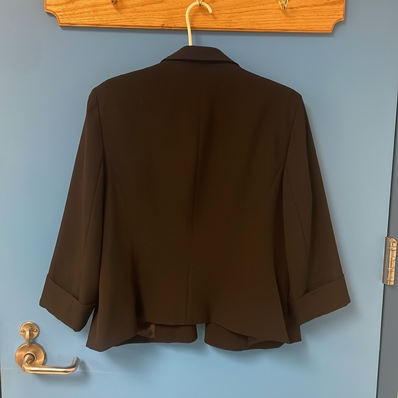 Kasper black swing collar blazer Size 16 - Picture 6 of 7